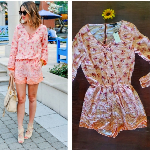 Sanctuary Pants - SANCTUARY FLORAL PRINTER ROMPER